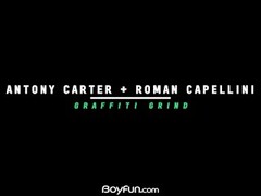 BoyFun - Latino Twink Roman Capellini Gets Fucked Hard By Hung Antony Carter Thumb
