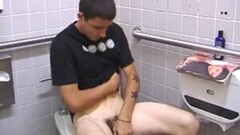 Fit Dan Doe Jerks Off In Public Toilet Thumb