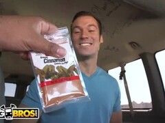 BANGBROS - Sean Lawless Cinnamon Challenge FAIL On The Bang Bus Thumb