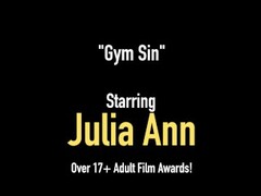 Sex Bomb Milf Julia Ann Pussy Fucks Young Stud In Gym! Thumb