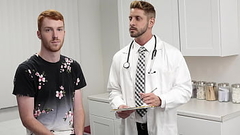 Doctor Administrates the Protein Dose Directly in The Twink&#039_s Ass - Doctorblows Thumb