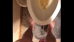 Morning pee in chastity Thumb