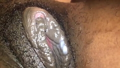 Horny wet black pussy Thumb